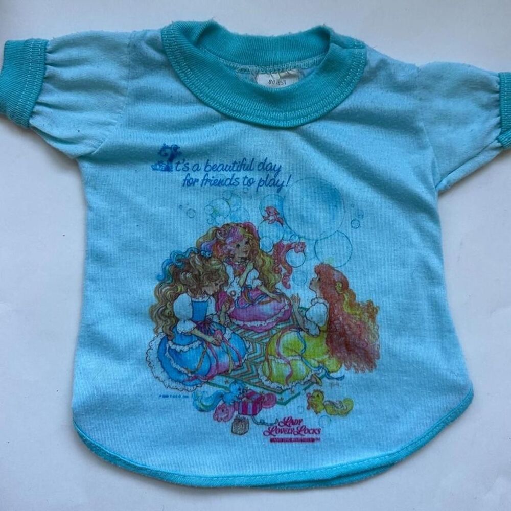 Lovely Ladylocks Doll shirt nightgown 1980's 80's
